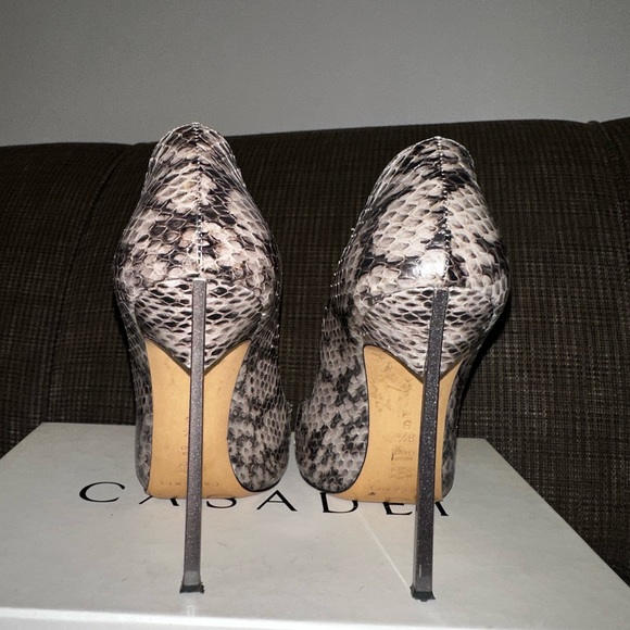 Casadei Skyhigh Blade Python Skin Pumps , size 8.5 - Picture 2 of 8
